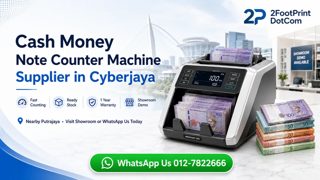 Deli Cash money note counter machine supplier in Cyberjaya 2FootPrint DotCom near Putrajaya