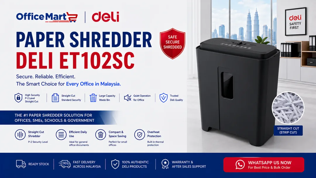 Deli Paper Shredder ET102SC