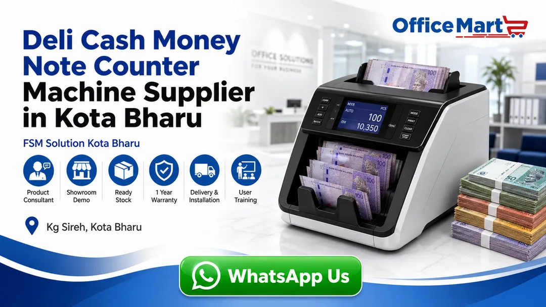 Deli cash money note counter machine supplier in Kota Bharu FSM Solution Kelantan