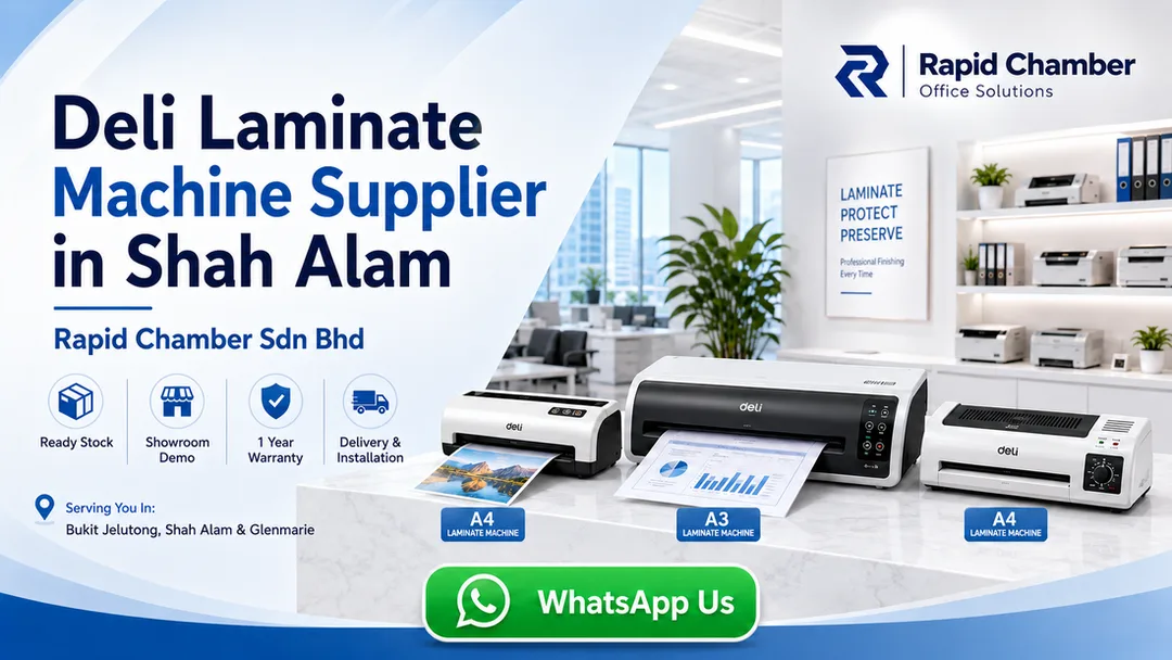Deli laminate machine supplier Shah Alam Rapid Chamber Bukit Jelutong