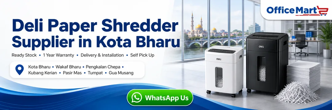 Deli paper shredder supplier Kota Bharu Kelantan FSM Solution