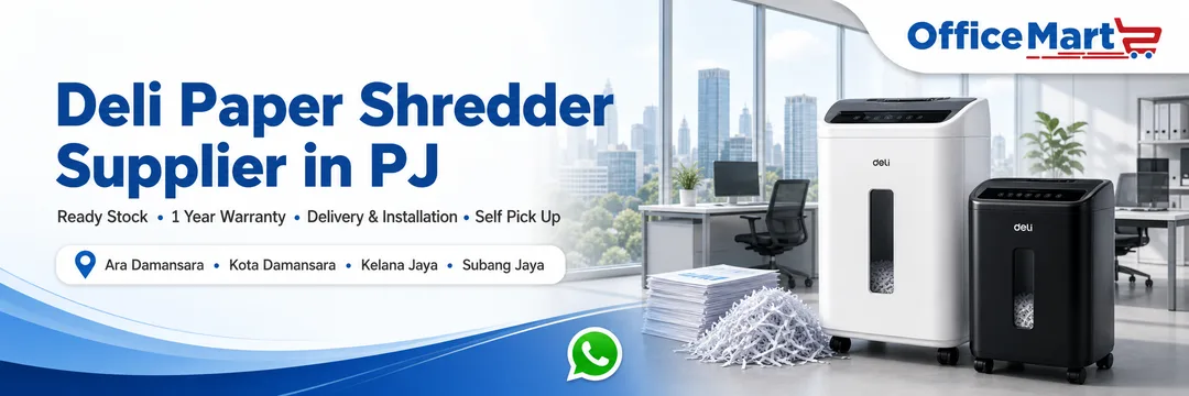 Deli paper shredder supplier PJ Office Mart Ara Damansara