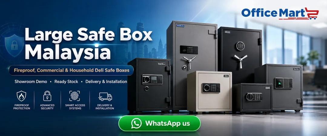 Large Deli safe box Malaysia from Office Mart Sdn Bhd Kuala Lumpur