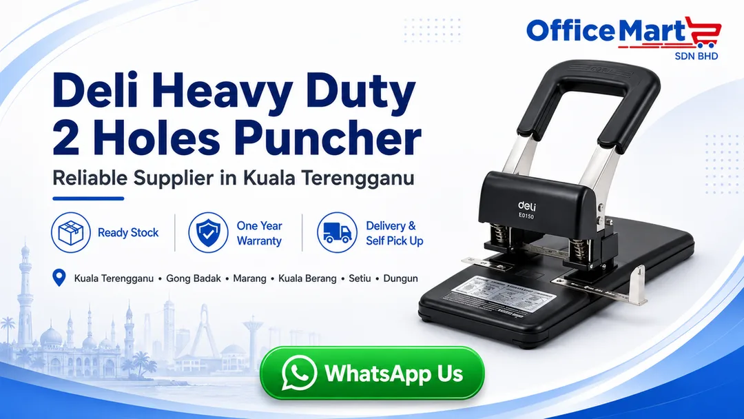 Deli E0150 Heavy Duty 2 Holes Puncher Supplier in Kuala Terengganu Office Mart