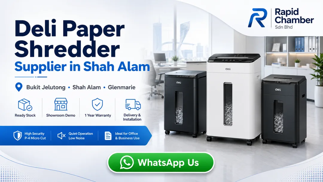 Deli paper shredder supplier Shah Alam Bukit Jelutong Rapid Chamber
