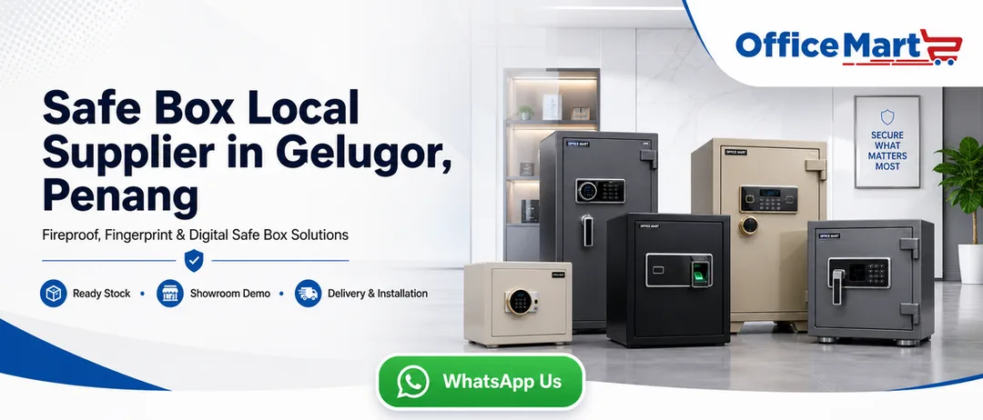 Safe box supplier in Gelugor Penang Scanext Solution with fireproof fingerprint digital commercial home and hotel safe box models